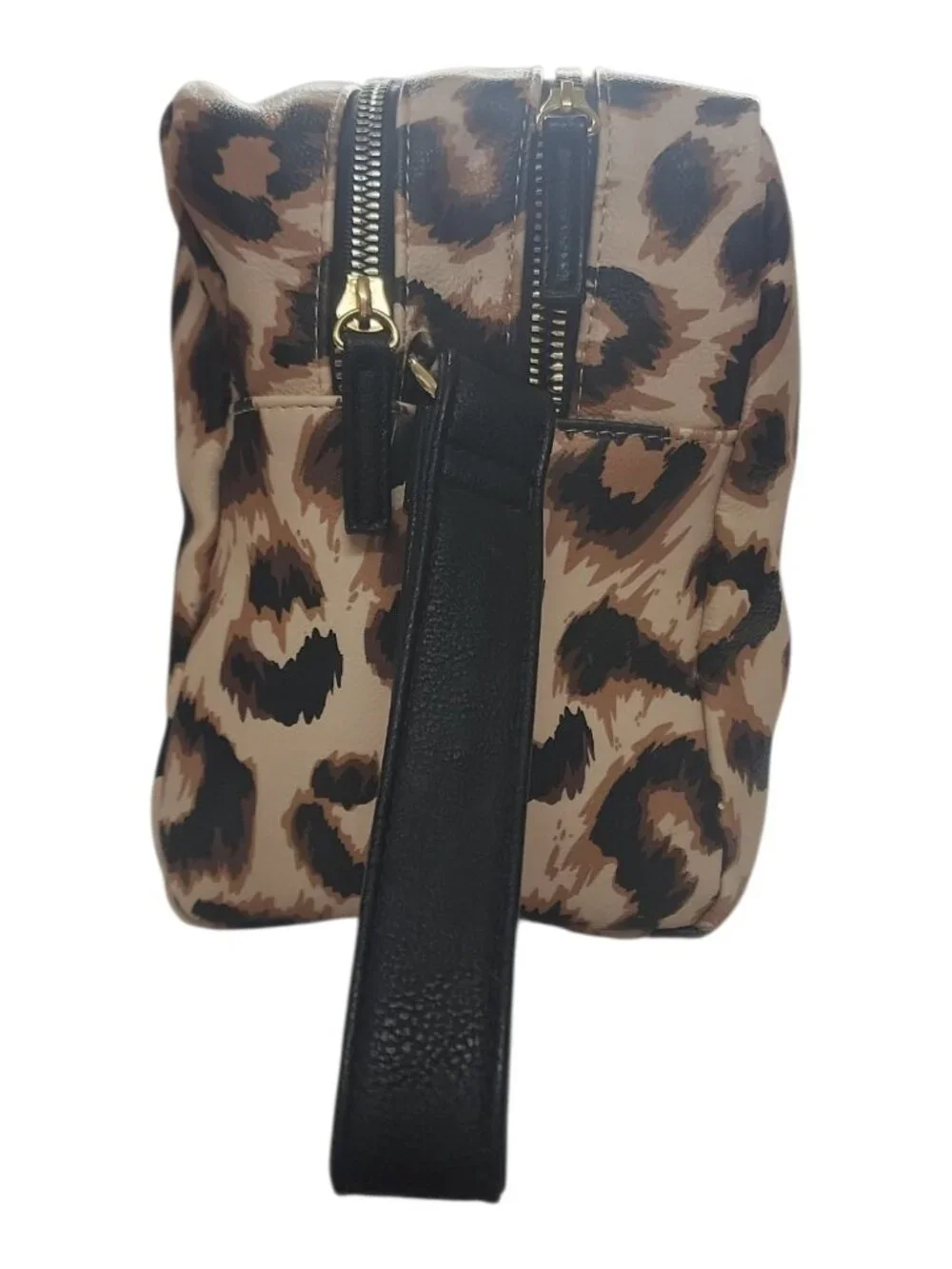 Mob Wife Leopard Print Makeup Bag Travel Cosmetic Organizer Animal Print
